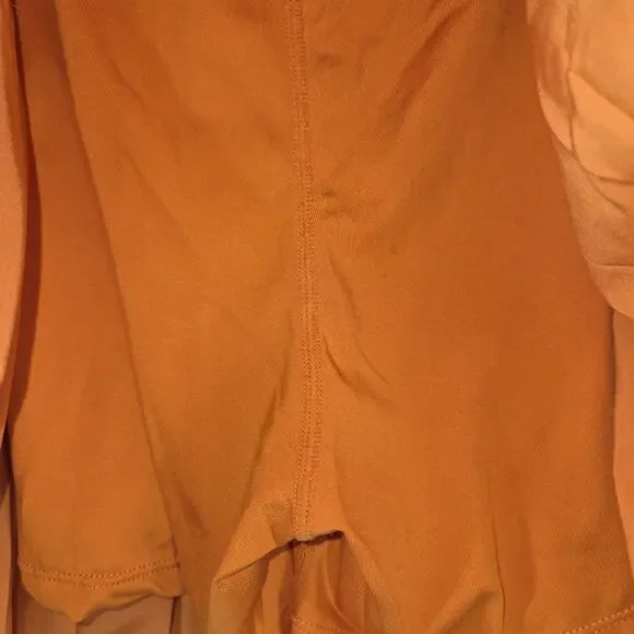 Skirt Size Large Womens Orange Athletic Gym Training Skirts Athleisure Workout - Picture 10 of 11